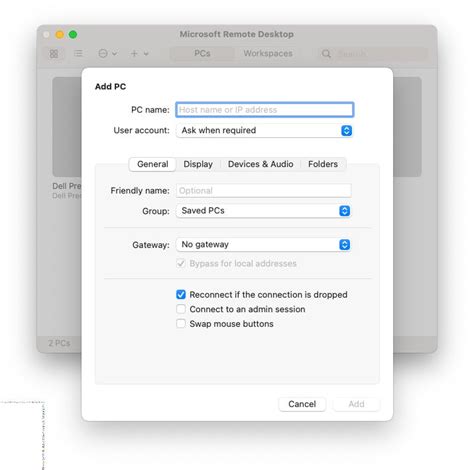 Microsoft RDC macOS client smart card 